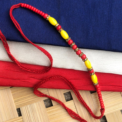 T4 Jewels Contemporary Stone Rakhi with Zari Work | SR40A Rakhi T4 Jewels