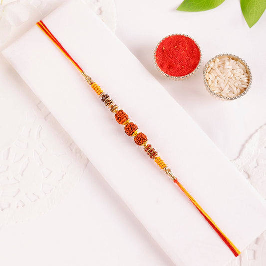 T4 Jewels Elegant Rakhi with Beads😍 | Handmade Rakhi for Brother – Rakshabandhan Special - SR62
