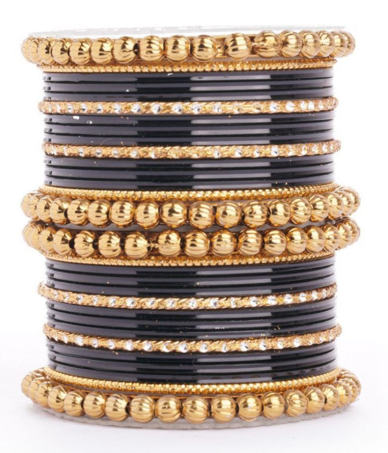 T4 Jewels Glossy Metal Bangles Set.