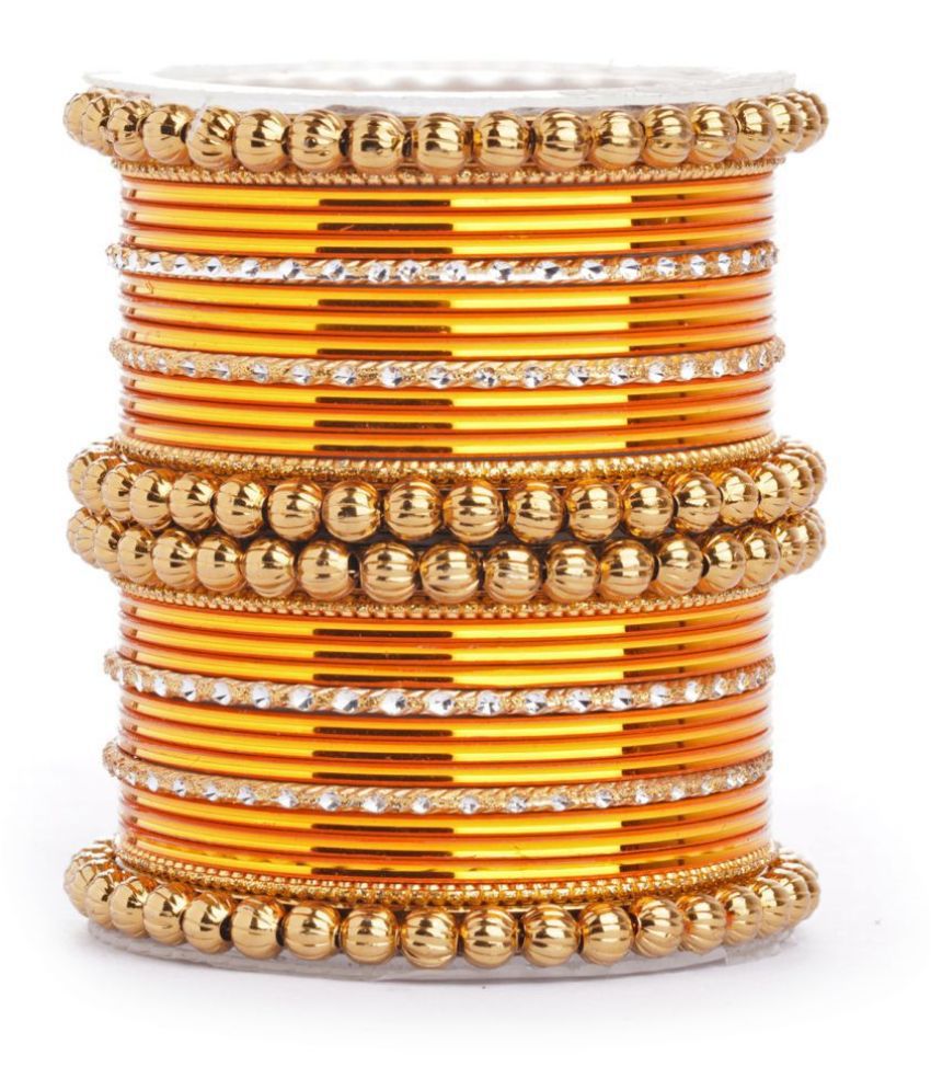 T4 Jewels Glossy Metal Bangles Set.