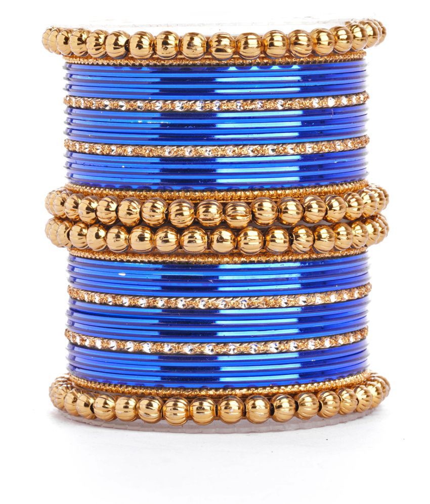 T4 Jewels Glossy Metal Bangles Set.