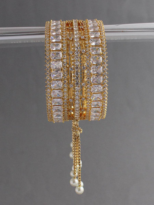 Dhwani Bangle Set Golden Bangles T4 Jewels