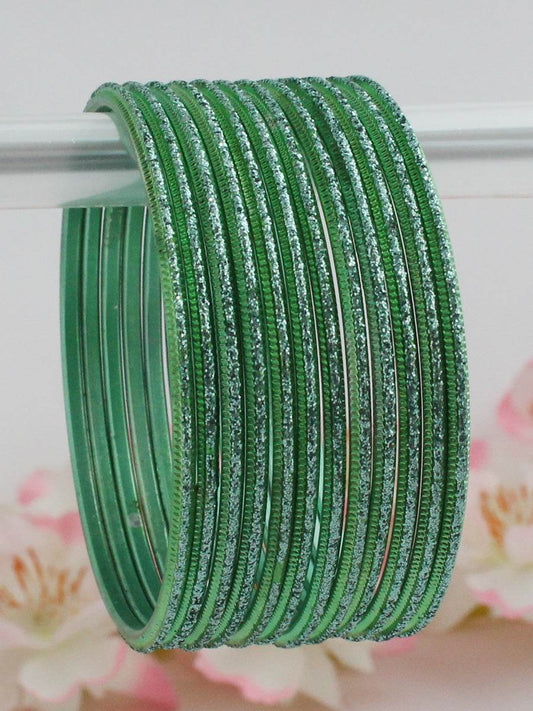 Raavi Bangle Set Mint Green Bangles T4 Jewels