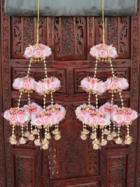 Gul Floral Kaleeray Peach Kaleeray T4 Jewels
