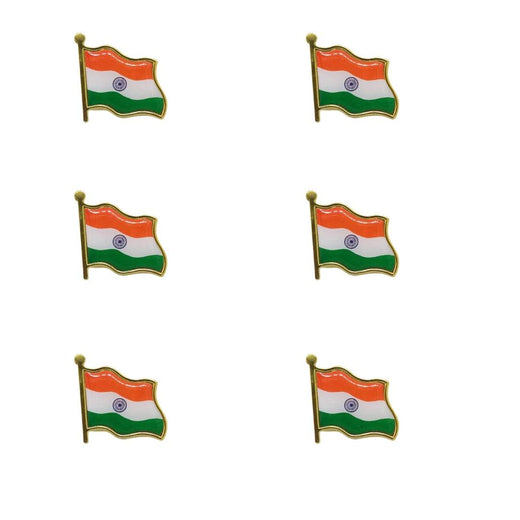T4 Jewels Tricolor Broach For Republic Day/Independence Day